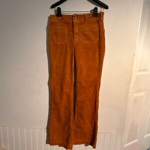 Anthropologie Pilcro Size 26 Corduroy Pants Trouser Bootcut Brown Boho Hippie